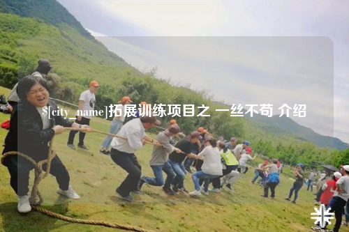 成都拓展训练项目之 一丝不苟 介绍
